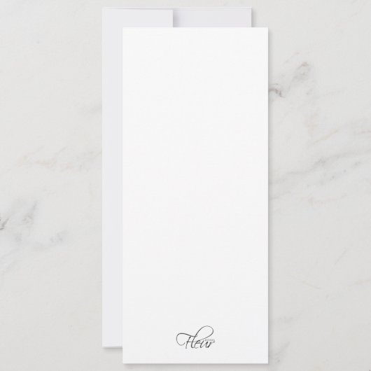 Weddensuitnodiging | Topaanbieding Kaart (Achterkant)