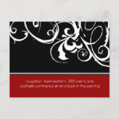 Weddensuitnodiging Uitnodiging Briefkaart (Achterkant)