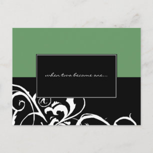 Weddensuitnodiging Uitnodiging Briefkaart