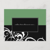 Weddensuitnodiging Uitnodiging Briefkaart (Voorkant)