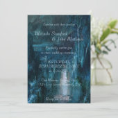 Weddensuitnodiging | Waterval in de bergen Kaart (Staand voorkant)