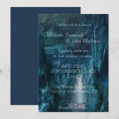 Weddensuitnodiging | Waterval in de bergen Kaart (Voorkant / Achterkant)