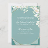 Weddensuitnodiging | Wilde bloemen en bessen Kaart (Achterkant)