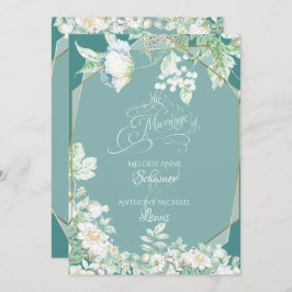 Weddensuitnodiging | Wilde bloemen en bessen Kaart