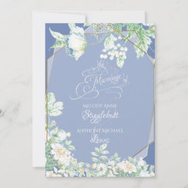 Weddensuitnodiging | Wilde bloemen en bessen Kaart