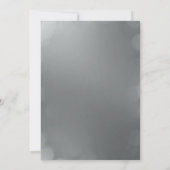 Weddensuitnodiging | Zilver Kaart (Achterkant)