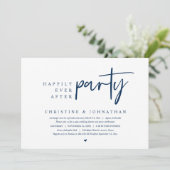 Weddensuitsluiting, gelukkig altijd na een feestje kaart (Staand voorkant)