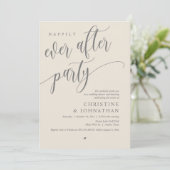 Weddensuitsluiting, gelukkig altijd na een feestje kaart (Staand voorkant)