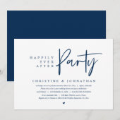 Weddensuitsluiting, gelukkig altijd na een feestje kaart (Voorkant / Achterkant)