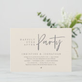 Weddensuitsluiting, gelukkig altijd na een feestje kaart (Staand voorkant)