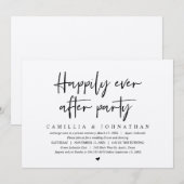 Weddensuitsluiting, gelukkig altijd na een feestje kaart (Voorkant / Achterkant)