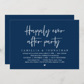 Weddensuitsluiting, gelukkig altijd na een feestje kaart (Voorkant / Achterkant)