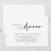 Weddensuitsluiting, gelukkig altijd na het eten kaart (Voorkant / Achterkant)