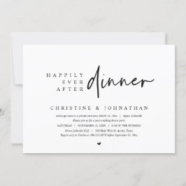 Weddensuitsluiting, gelukkig altijd na het eten kaart