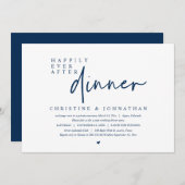 Weddensuitsluiting, gelukkig altijd na het eten kaart (Voorkant / Achterkant)