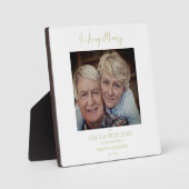 WeddenvaartMemory Table Onthoud foto van geliefde  Fotoplaat (Voorkant)