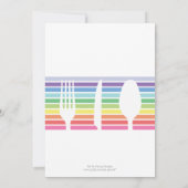 Weddenverhogende repetitie binnenste regenboogkant kaart (Achterkant)