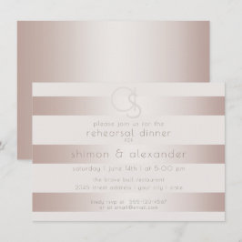 Weddenverhogende repetitie | Elegant Modern Blush Kaart