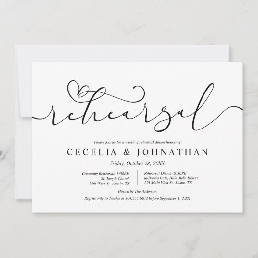 Weddenverhogende repetitie en een moderne, minimal kaart (Voorkant)