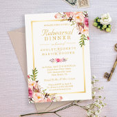 Weddenverhogende repetitie met elegant Chic Gold F Kaart