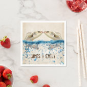 Weddenvissen in water servet (Insitu)