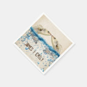 Weddenvissen in water servet (Hoek)