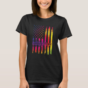 Weddenvoerder van ons Vlag Wedding Ambtenaar T-shirt