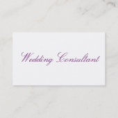 Weddenwerkconsultant III Visitekaartje - (Achterkant)