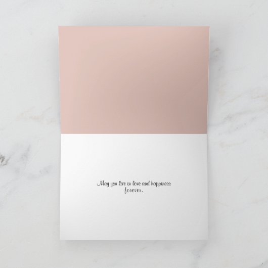 Weddenwijn en Roos - Gefeliciteerd Kaart (Binnen)