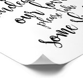 Weddenzonnebrillen voor een bruiloft van 8 x 10 poster (Hoek)