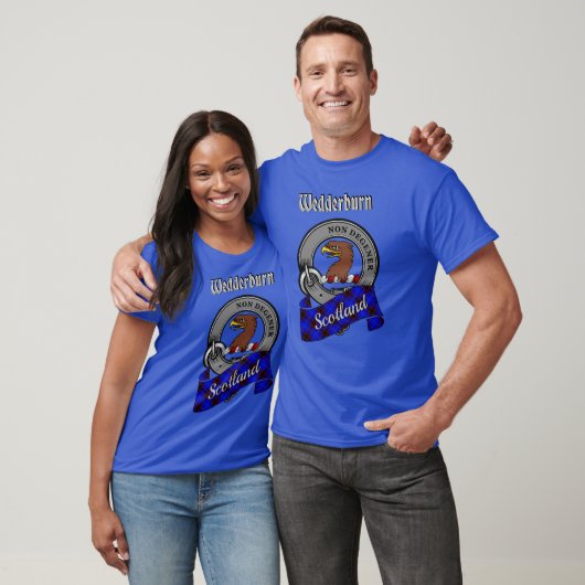 Wedderburn Clan Badge & Tartan T-shirt (Unisex)