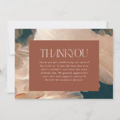 Wedding 1 foto bedankt voor de blauwgroen schilder (Achterkant)