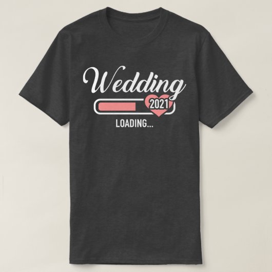 Wedding 2021 t-shirt (Design voorkant)