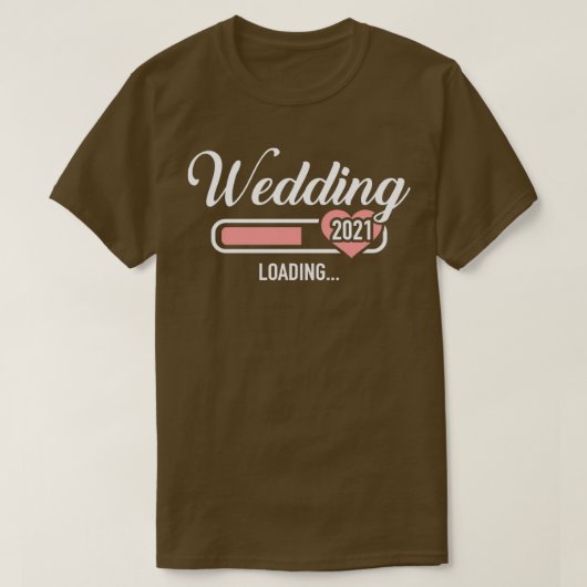 Wedding 2021 t-shirt (Design voorkant)
