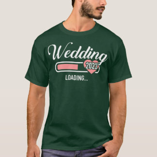 Wedding 2023, lading voor huwelijk en bachelor bac t-shirt