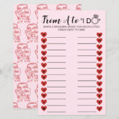 Wedding A tot Z Game - Leuke Vrijgezellenfeest Act (Voorkant / Achterkant)