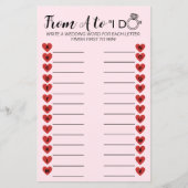 Wedding A tot Z Game - Leuke Vrijgezellenfeest Act (Voorkant)