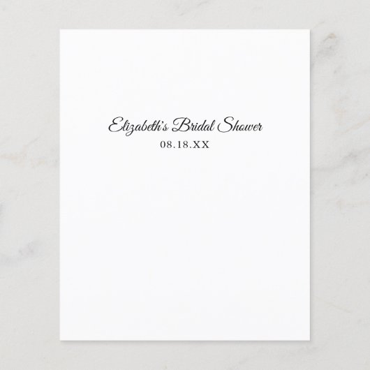 Wedding A-Z | VRIJGEZELLENFEEST (Achterkant)