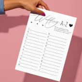 Wedding ABC spel Briefhoofd