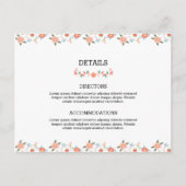 Wedding Accommodation Kaart (Voorkant)