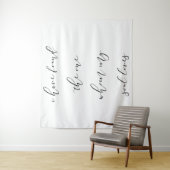 Wedding Achtergrond Banner Quote Wandkleed (In situ)