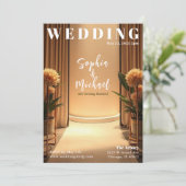 Wedding Achtergrond Magazine Hoesje Kaart (Staand voorkant)