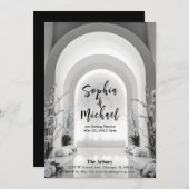 Wedding Achtergrond Magazine Hoesje Uitnodiging (Voorkant / Achterkant)