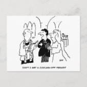 Wedding Afkoelingsperiode Grappig Briefkaart (Voorkant)