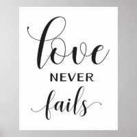 Wedding Aisle Signs - 1 Corinthians 13