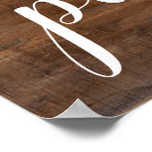 Wedding Aisle Signs - 1 Corinthians 13 Poster (Hoek)