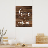 Wedding Aisle Signs - 1 Corinthians 13 Poster (Keuken)