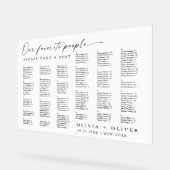 Wedding Alphabet tot 162 personen Zitting Grafiek Acryl Bord (Hoek)