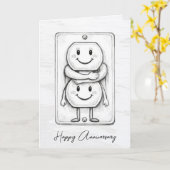 Wedding Anniversary Electrical Socket  Kaart (Gele Bloem)