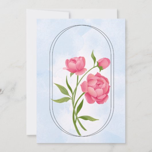 Wedding Anniversary Invitations  Kaart (Achterkant)